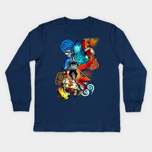 Avatar - The 4 Elements Kids Long Sleeve T-Shirt